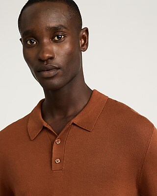 Luxtouch Long Sleeve Sweater Polo