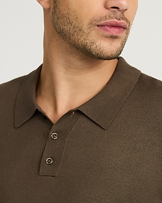 Luxtouch Jersey Long Sleeve Sweater Polo