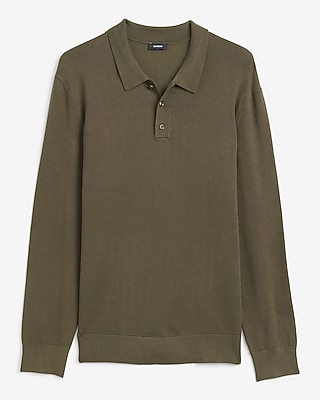 Luxtouch Long Sleeve Sweater Polo