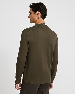 Luxtouch Long Sleeve Sweater Polo