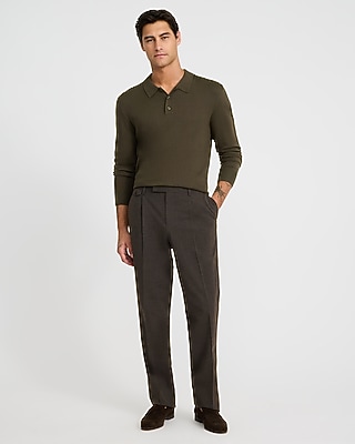 Luxtouch Long Sleeve Sweater Polo