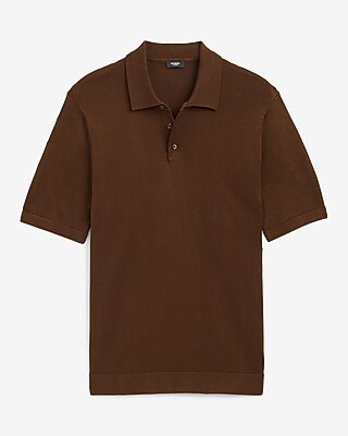Jersey Short Sleeve Sweater Polo
