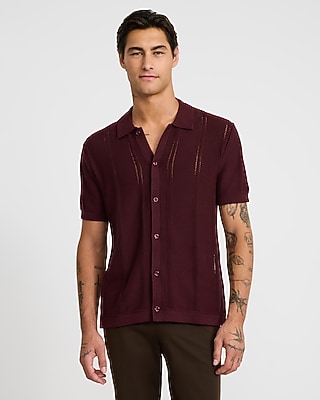 express burgundy dress shirt Men's Red Tops ENGLISH TAILORING x-styleCode:H25-13199 Variant:Peacock size 18 Black And Ted Baker Express mens
