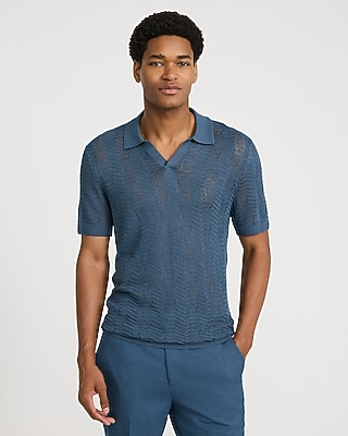 express short sleeve dress shirt Textured Floral Jacquard available now at Bay Park Square weather wardrobe Trajes Para Hombres De Moda