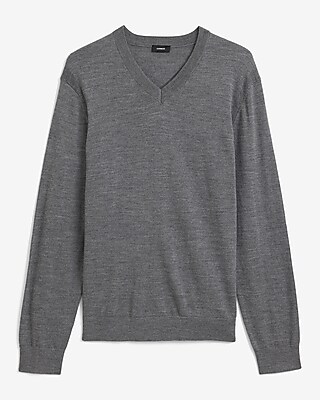 Merino-Blend V-Neck Sweater
