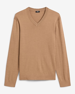 Merino-Blend V-Neck Sweater