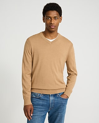 Merino-Blend V-Neck Sweater