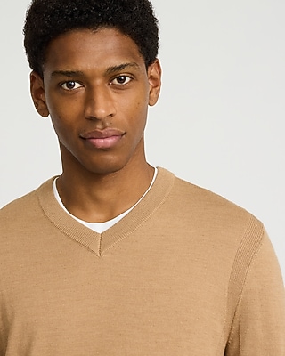 Merino-Blend V-Neck Sweater