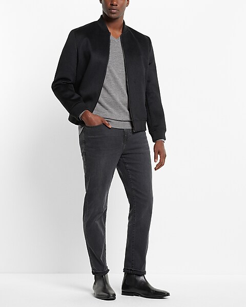 Calvin Klein Men's Merino Wool Blend Crewneck Sweater, Gray Blue Heather,  Small at  Men's Clothing store