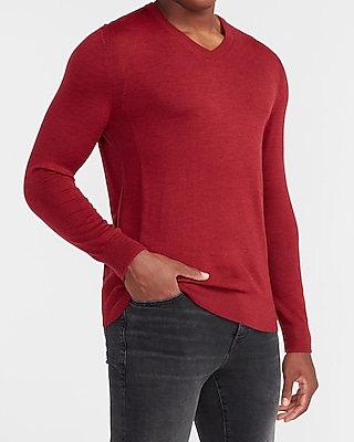 mens red sweaters