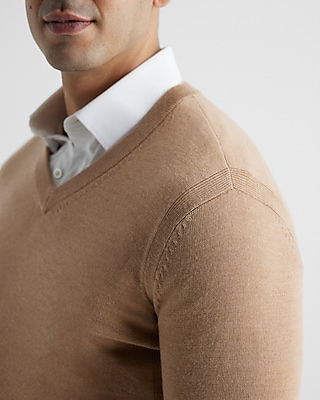 V-Neck Merino Wool Sweater