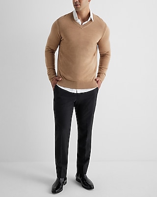 V-Neck Merino Wool Sweater