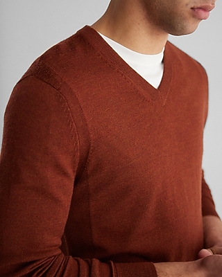 V-Neck Merino Wool Sweater