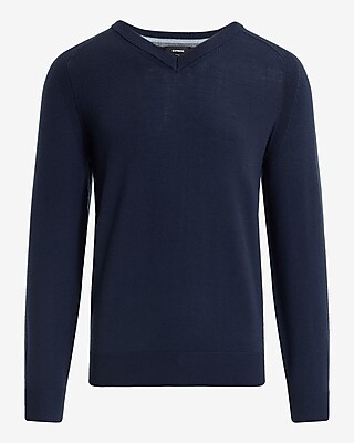 V-Neck Merino Wool Sweater