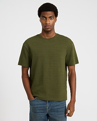 Classic Fit Textured Jacquard Camo T-Shirt