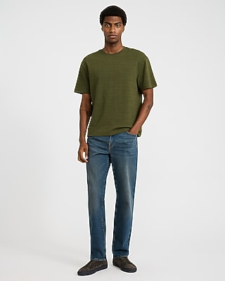 Classic Fit Textured Jacquard Camo T-Shirt