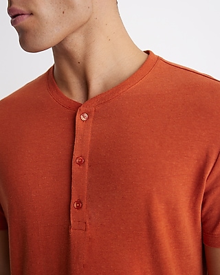 Linen-Blend Henley