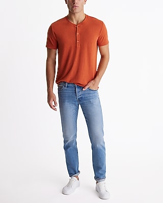 Linen-Blend Henley