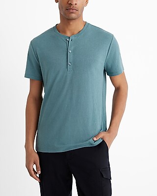 Linen-Blend Henley