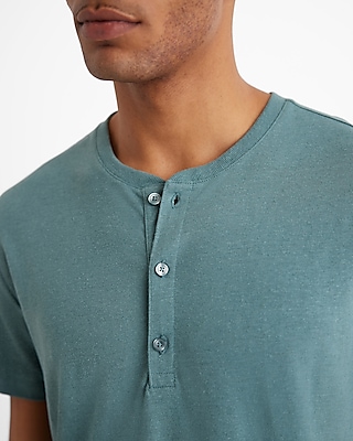 Linen-Blend Henley