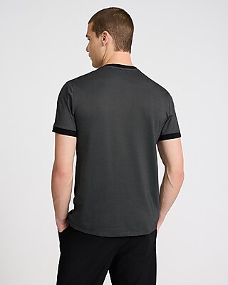 Mini Geo Textured Everyday Performance Henley
