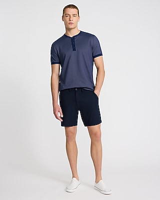 Mini Geo Textured Everyday Performance Henley
