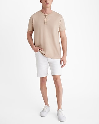 Mini Geo Textured Everyday Performance Henley