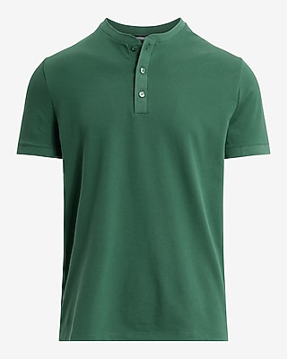 Mini Geo Textured Everyday Performance Henley