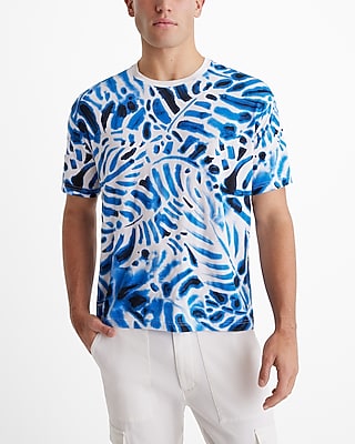 Palm Print Perfect Pima Cotton T-Shirt