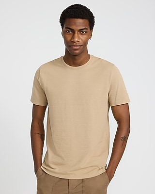 Monochromatic Textured Striped Luxe Pique Crew Neck T-Shirt - image 2