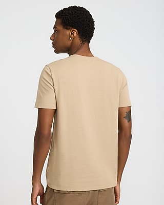 Monochromatic Textured Striped Luxe Pique Crew Neck T-Shirt - image 3