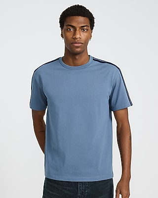 Classic Fit Crew Neck Contrast Trim T-Shirt