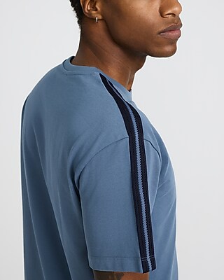 Classic Fit Crew Neck Contrast Trim T-Shirt