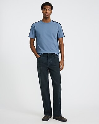 Classic Fit Crew Neck Contrast Trim T-Shirt