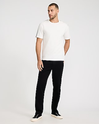 Classic Fit Crew Neck Contrast Trim T-Shirt