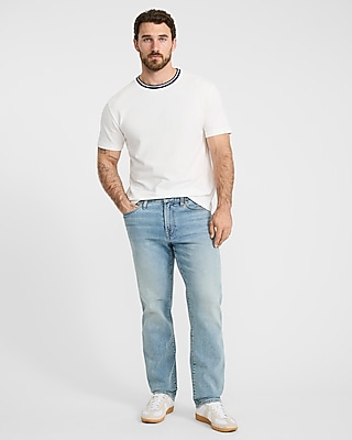 Classic Fit Luxe Pique Contrast Trim Crew Neck T-Shirt