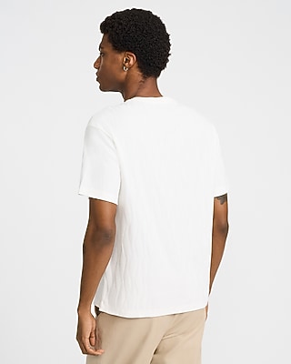 Classic Fit Textured Jacquard T-Shirt