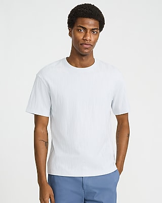 Classic Fit Textured Jacquard T-Shirt