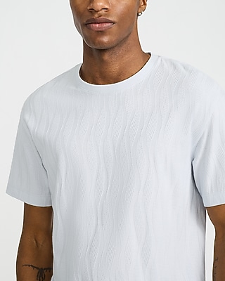 Classic Fit Textured Jacquard T-Shirt