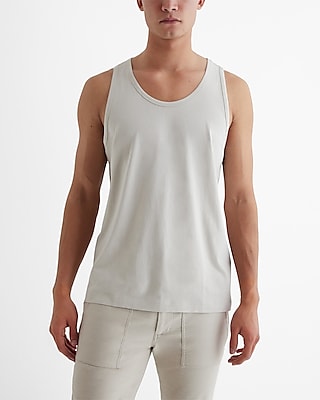Crew Neck Perfect Pima Cotton Tank Top