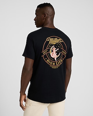Layered Shape X Logo Graphic Perfect Pima Cotton T-shirt