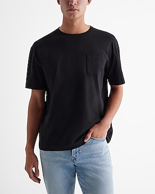 Crew Neck Pocket T-Shirt