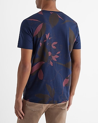 Foliage Print Perfect Pima Cotton T-Shirt