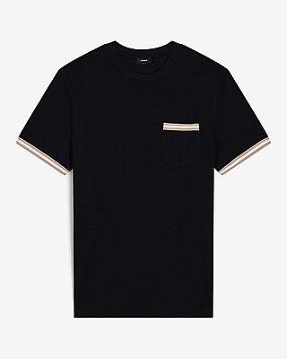 EX - LUX PIQUE SOLID TIPPED FK PKT TEE 10101:SUNBIRD:XXL
