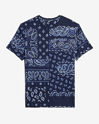 Bandana Print Perfect Pima Cotton T-Shirt