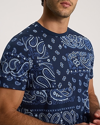 Bandana Print Perfect Pima Cotton T-Shirt