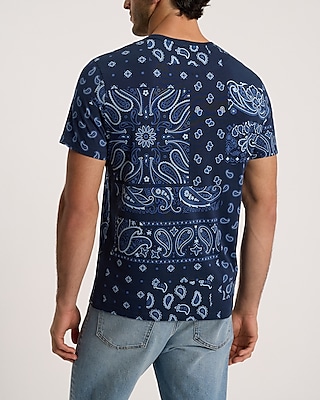 Bandana Print Perfect Pima Cotton T-Shirt