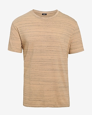 Marled Stripe Crew Neck T-Shirt