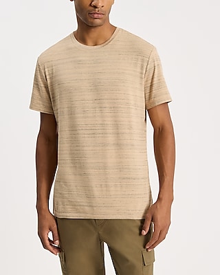 Marled Stripe Crew Neck T-Shirt