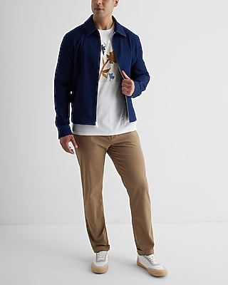 Embroidered Boxed Floral Graphic T-Shirt